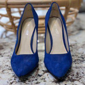 Nine West - Blue Suede Pump